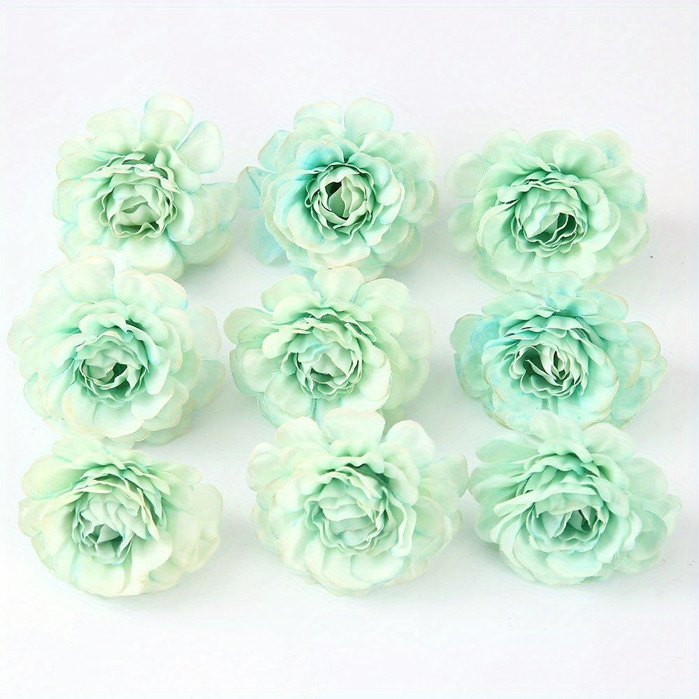 10/20pcs Multi-Layer Artificial Rose Head Flowers for Wreaths and Home Decor