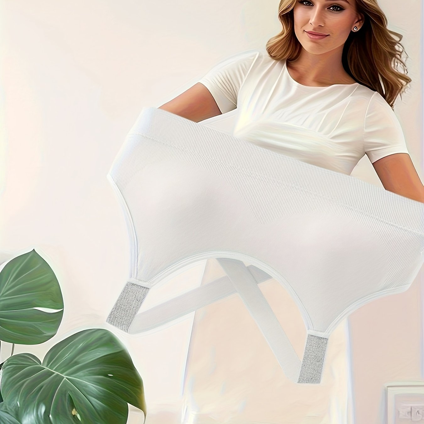 Women's Breathable Seamless Wireless Sports Bra with Removable Pads