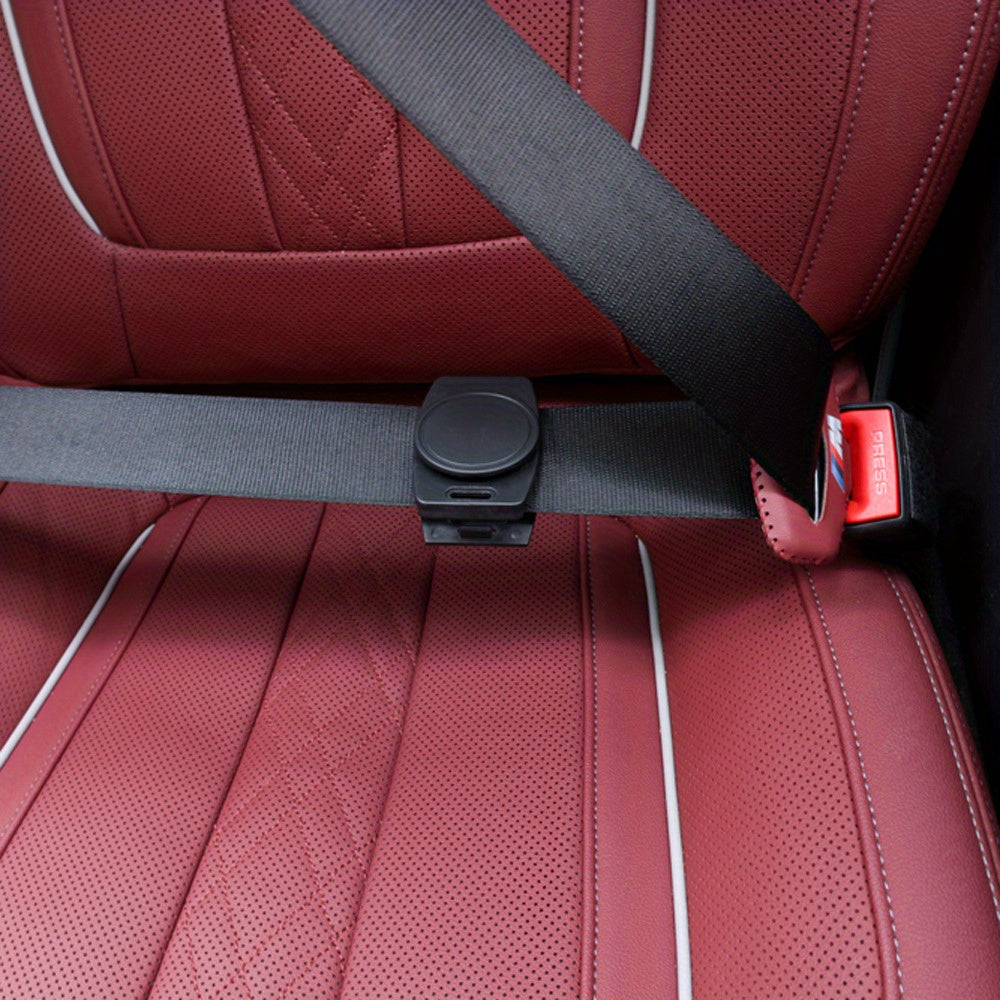 Cojín de cinturón de seguridad para coche, soporte para cuello ergonómico, duradero, poliéster ajustable