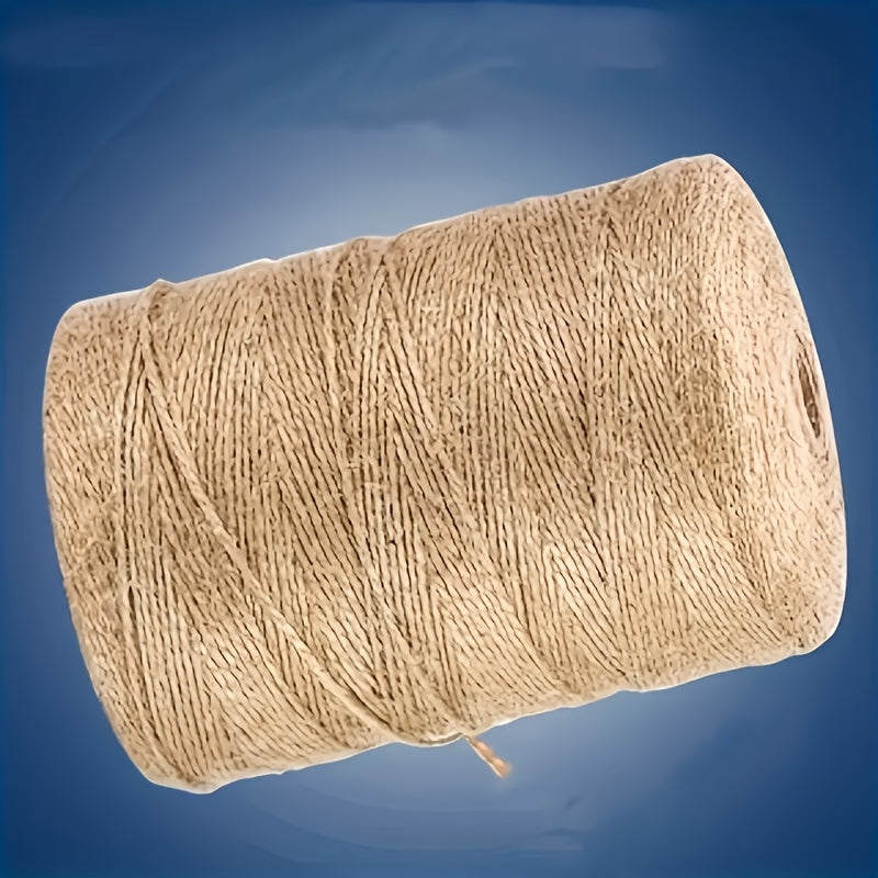 Durable Jute Rope 656 Feet 2mm Thick for Crafts Gardening Gift Wrapping Decorations