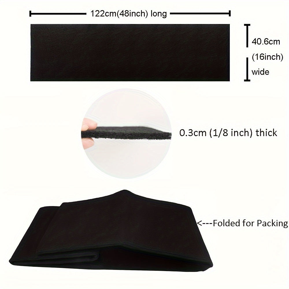 Activated Carbon Filter Sheet for Air Purifiers and Litter Boxes 122x40x0.3cm