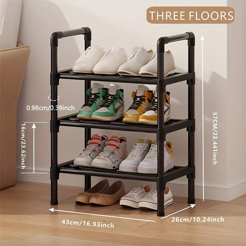 Qora poyabzal javoni, ko‘p qavatli saqlash tashkilotchisi, kirish eshigi, koridor, mehmonxona, yotoqxona uchun