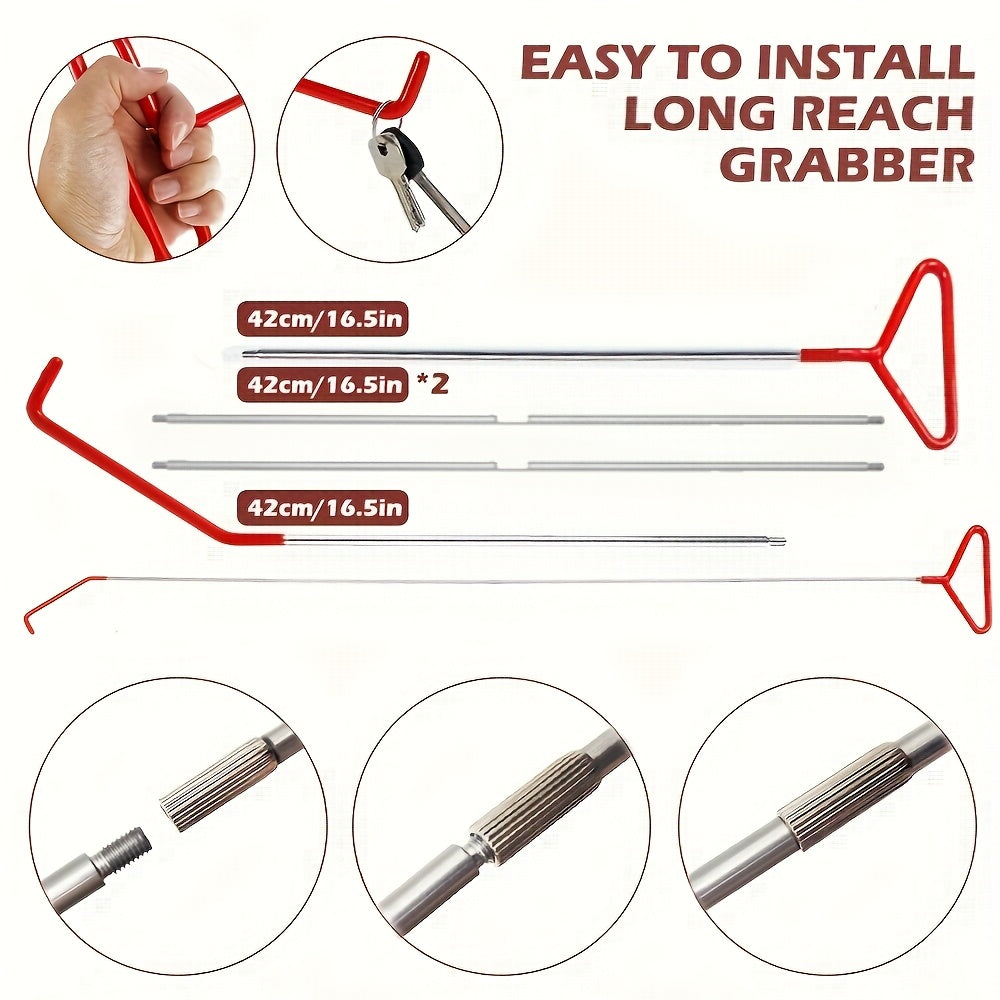 Universal Car Repair Tool Kit Inflatable Air Wedge Door Lock Grabber