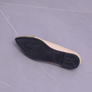 Zapatos de tacón puntiagudo para mujer primavera 2025 flats slip-on suela de goma