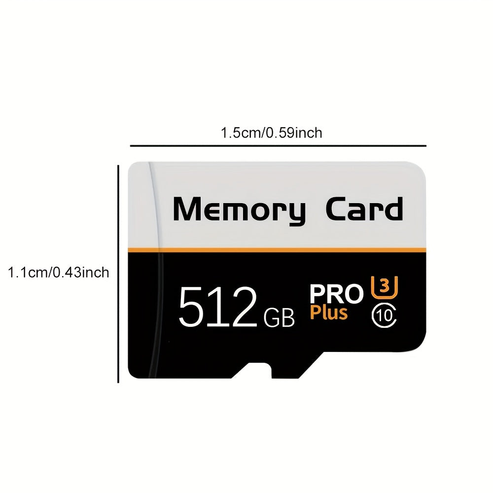 High-Speed 512GB and 128GB MicroSDXC Memory Cards for Smartphones Cameras and Surveillance