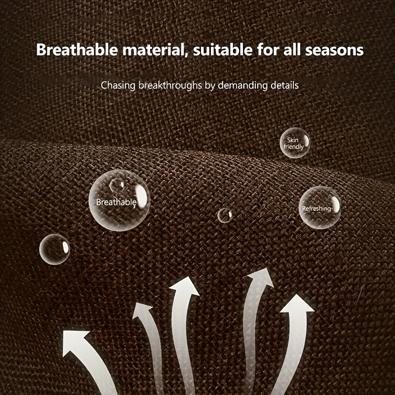 Universal linen textile avtomobil o'rindiq yostiqchasi nafas oluvchi sovutish dizayni bilan