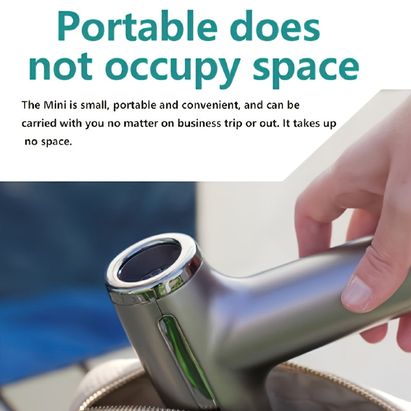 Portable Handheld Fan with Lithium Battery USB Rechargeable Quick Drying Ergonomic Design