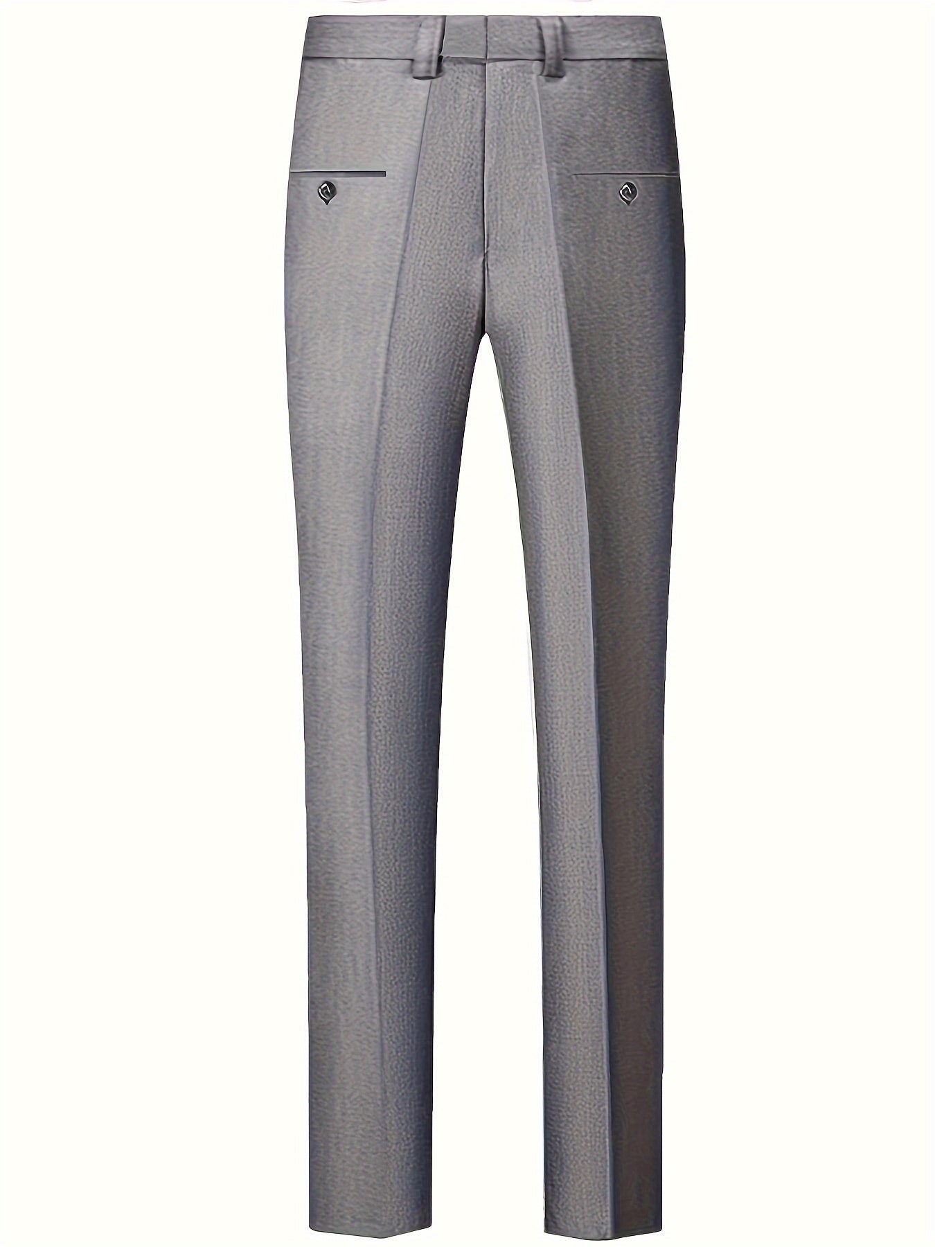 Мужской деловой костюм с узким кроем, 3 предмета, полиэстер, вискоза, однотонная эластичная ткань