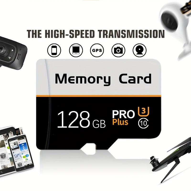 High-Speed 512GB and 128GB MicroSDXC Memory Cards for Smartphones Cameras and Surveillance