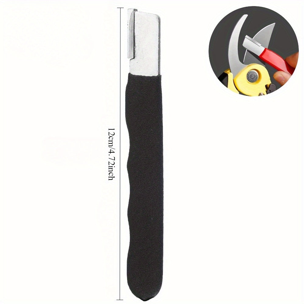 2pcs Portable Knife Sharpener Double-Sided Quick Sharpening Stone for Kitchen Garden