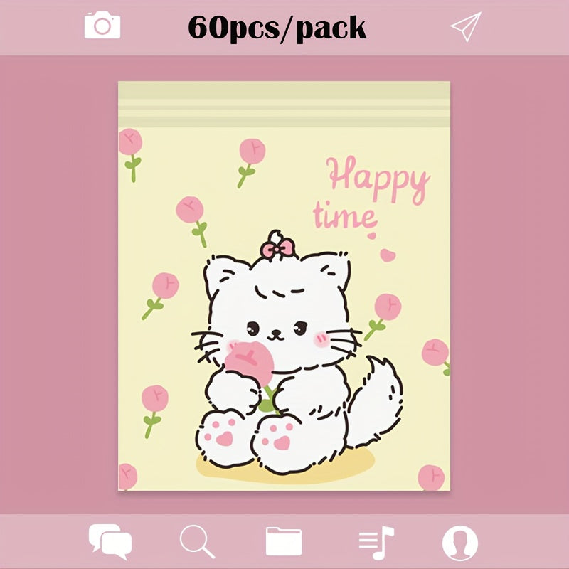 Paquete de 60 bolsas para basura de coche con 4 diseños elegantes, sin olor y fáciles de colocar