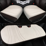 Universal Breathable Linen Seat Covers Three-Piece Set All Seasons