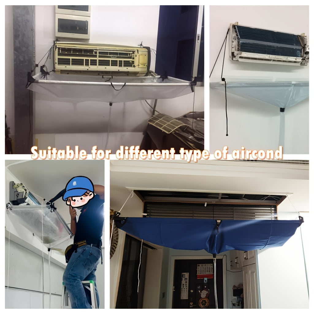 Professional Thick Air Conditioner Cleaning Cover for All AC Units No Power Needed