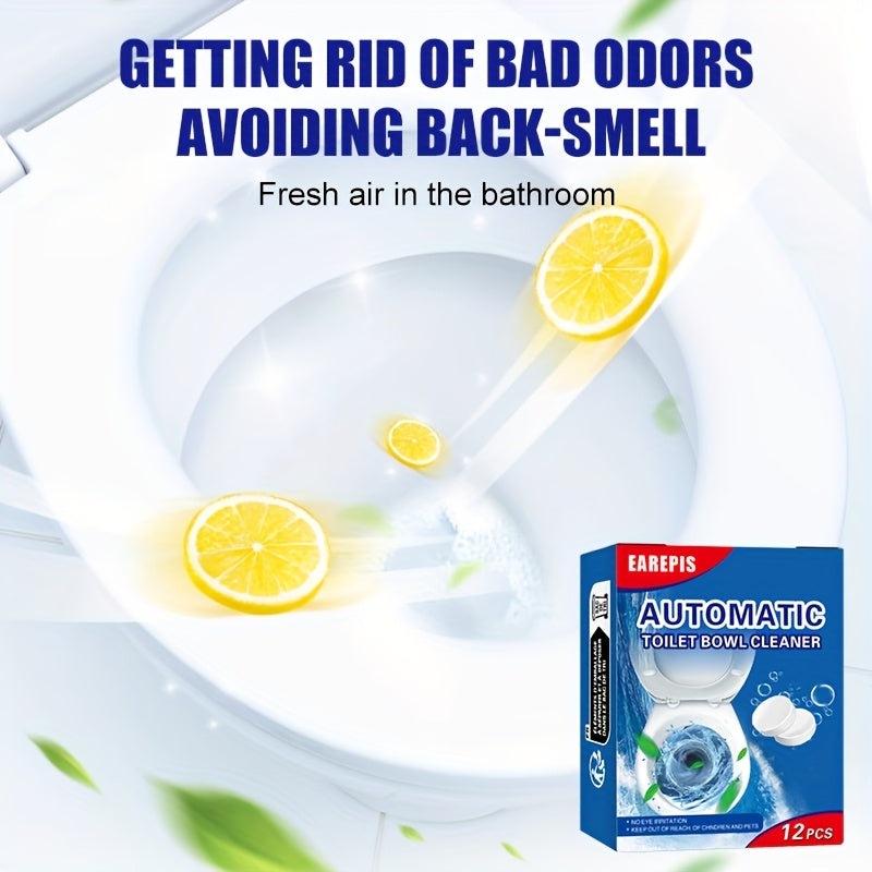 Автоматические таблетки для очистки унитаза от запахов и накипи