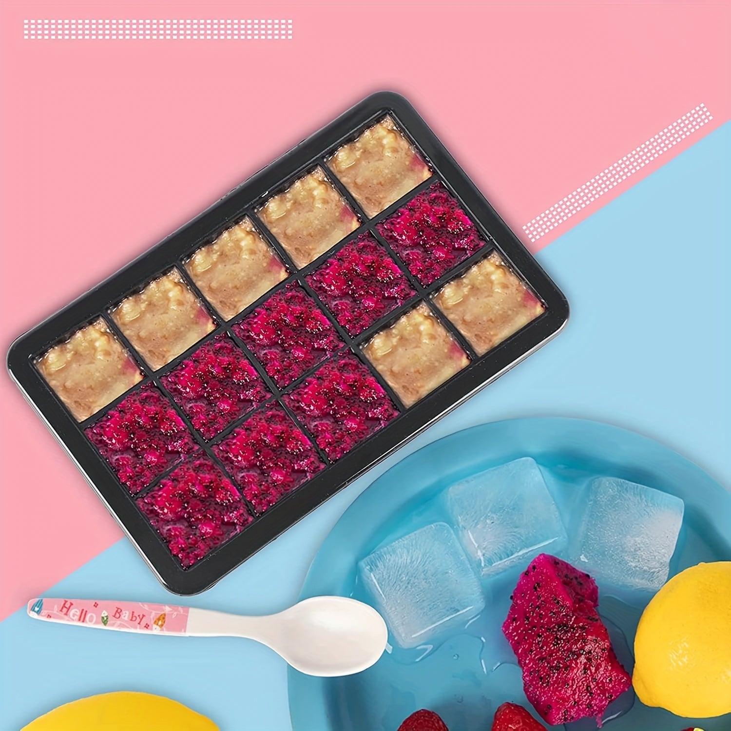 Многоразовые силиконовые формы для льда в виде квадратов для морозильника, виски, шоколада