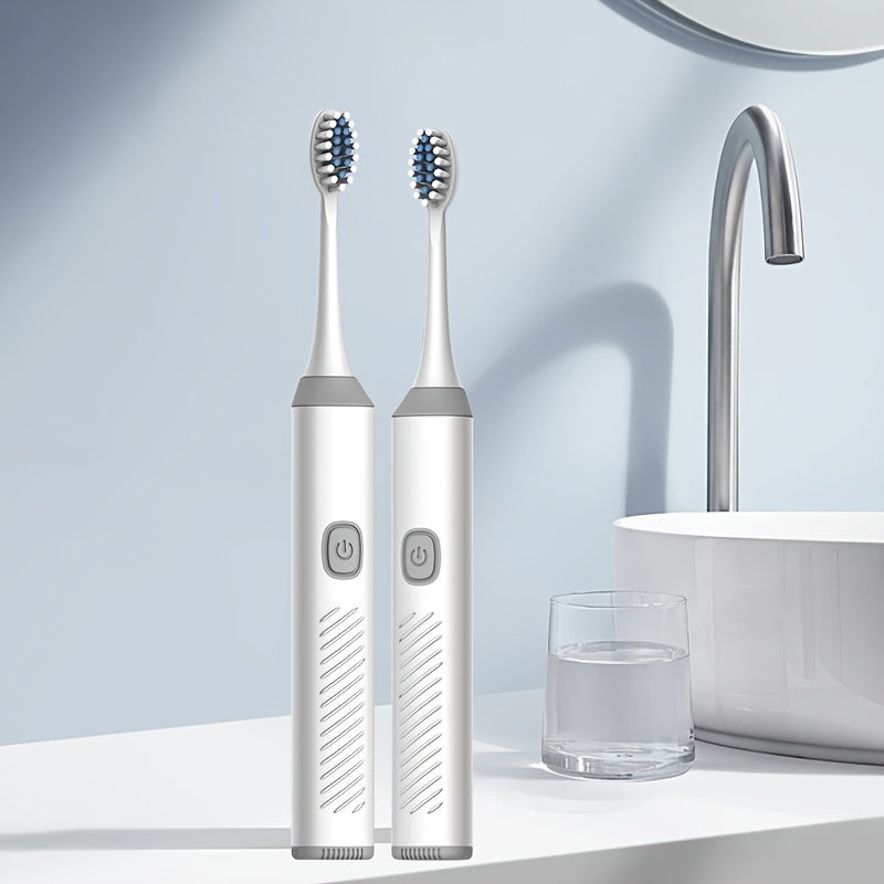Electric Toothbrush for Adults White with Multiple Brush Heads, IPX7 Waterproof