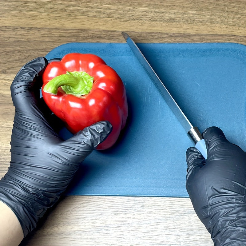 Black Nitrile Gloves Pack of 30 50 or 100 for Cleaning, Nail Care, and Pet Grooming