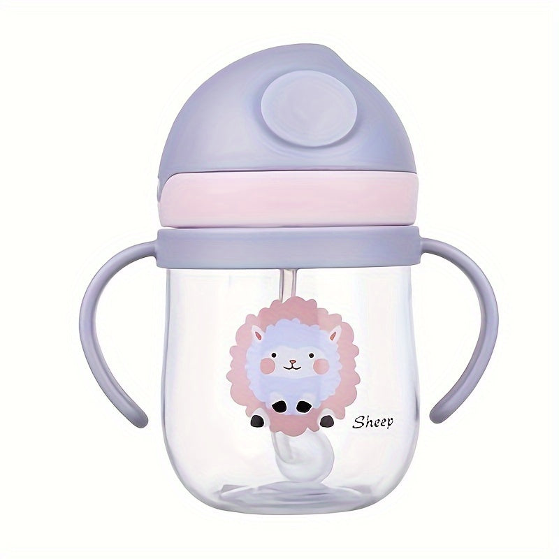 Kids Drinking Cup, Food Safe Straw, Educational Water Bottle, Adorable Gift