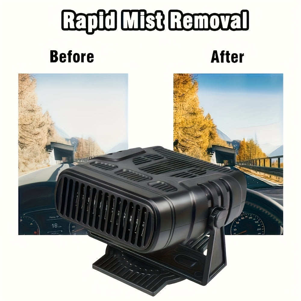 Portativ 12V Avtomobil isitgich ventilyatori ikki rejimli tez isitgich sovutish quritgich