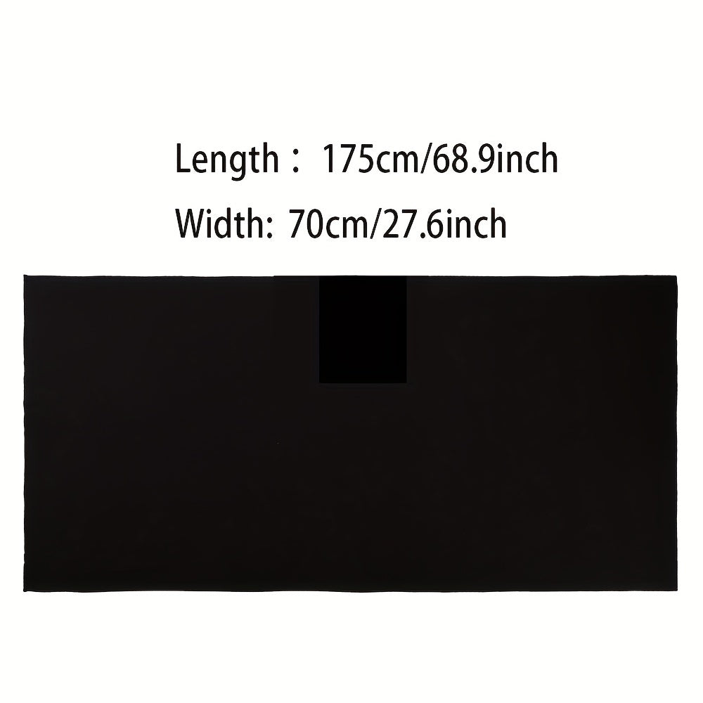 Solid Color Chiffon Instant Hijab Hooded Headscarf Set for Ramadan