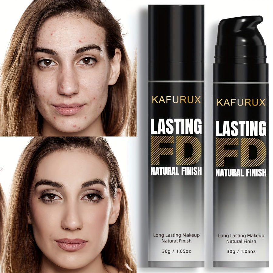 Base de maquillaje líquida de cobertura total para mujer, acabado mate natural, resistente al agua, 30g