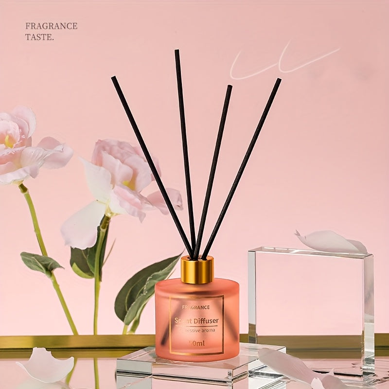 50ml Natural Plant Extract Flameless Reed Diffuser Long-Lasting Fragrance for Home Office