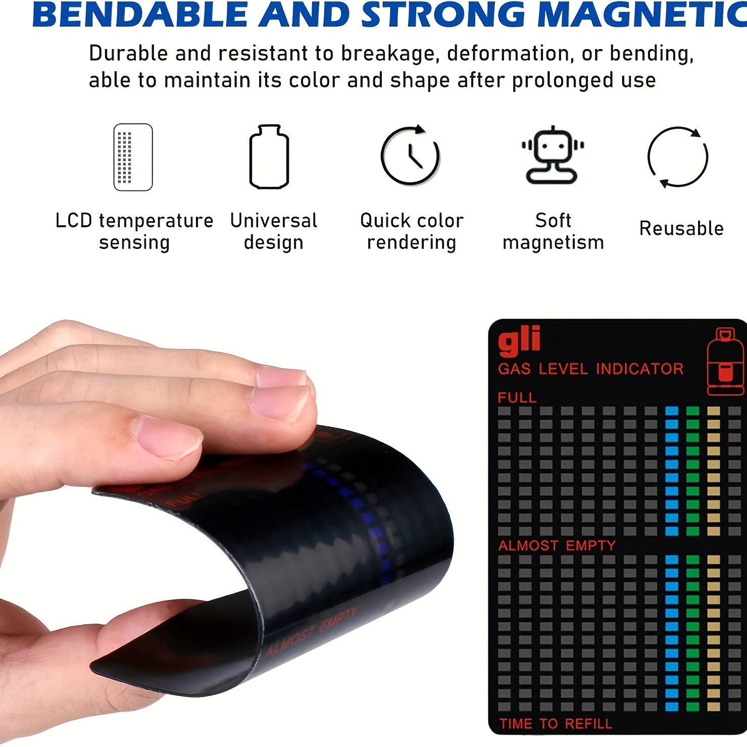 Магнитный указатель уровня газа в баке для пропана, бутана, LPG, топливных автодомов