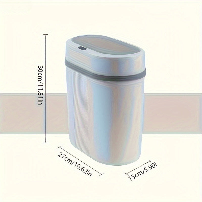 Uy uchun ishlatiladigan batareya bilan ishlaydigan ABS rezina aqlli sensor axlat qutisi