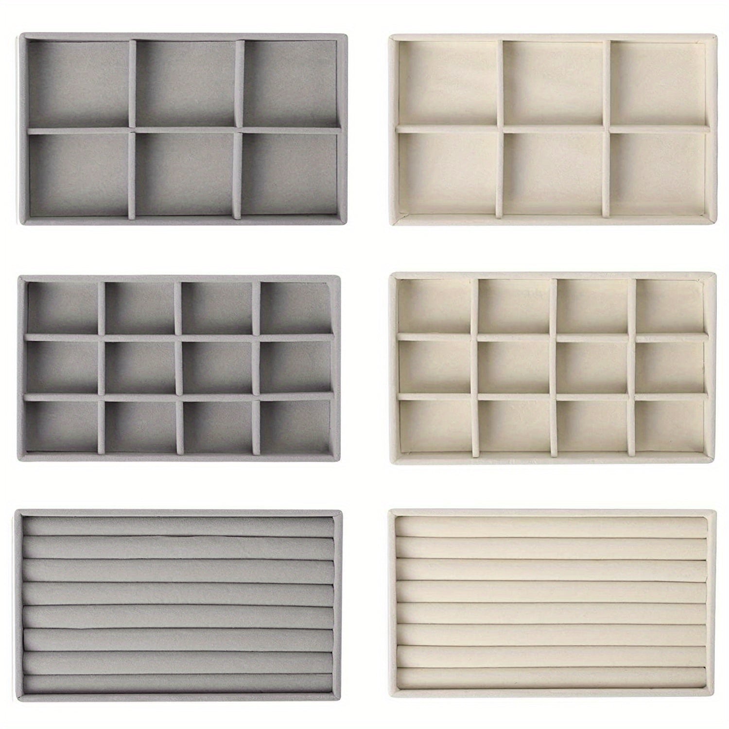 Zargarlik buyumlarini ko'rsatish uchun stol usti saqlash uchun taxta, quloq taqichlari, uzuklar va bilaguzuklar uchun