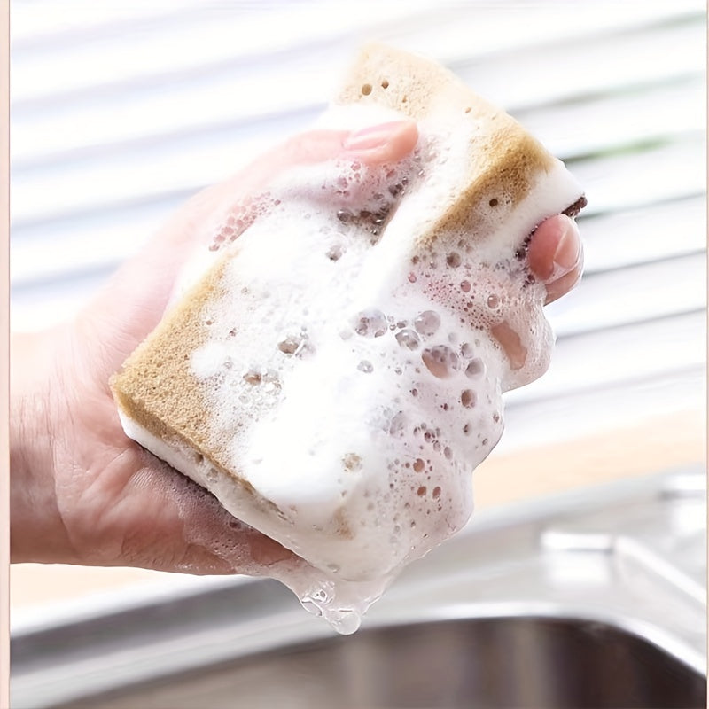 5, 10 yoki 20 ta jigarrang uch qatlamli ikki tomonlama ikki ta'sirli bel magic tozalash matolari, oshxona, hammom, vannada va pollarda kuchli dog'larni olib tashlash uchun. Maxsus idish yuvish gubkasi mato.