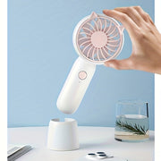 Mini Handheld Fan with Powerful Wind, Rechargeable USB, Portable for Indoor Outdoor