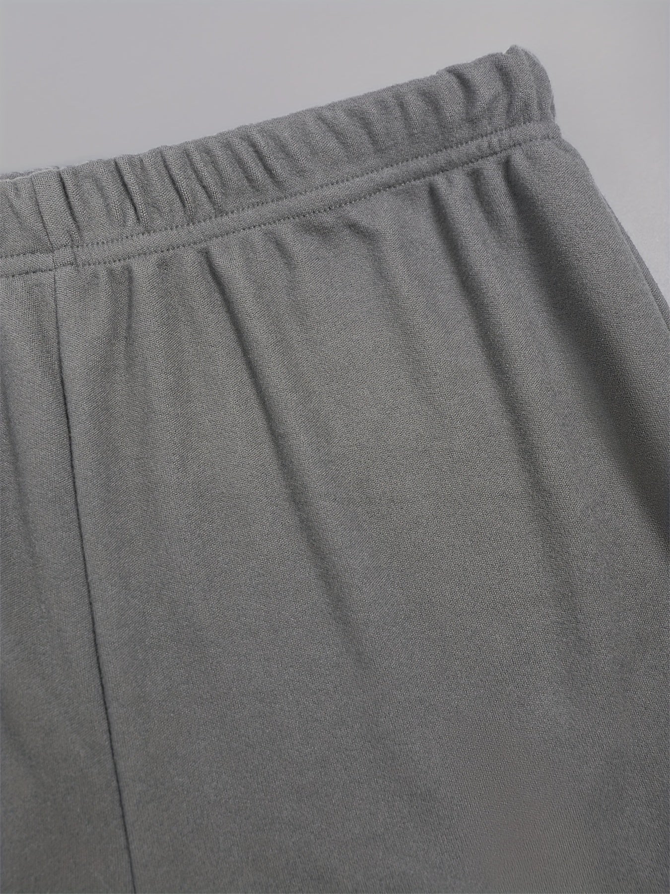 Women's Solid Color Sleepwear Sets Vest and Shorts Pajama 3-Piece Micro Elastic Polyester