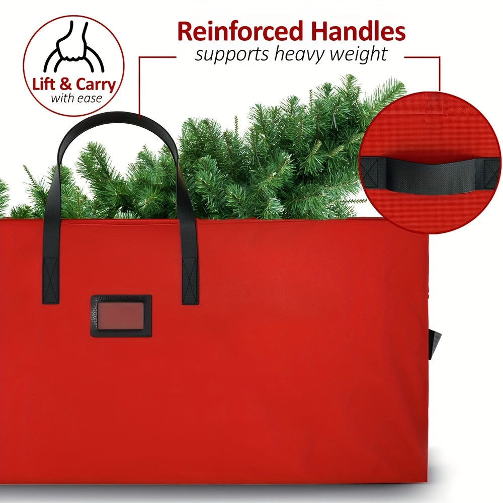 Large Waterproof Christmas Tree Storage Bag Fits Up to 274cm with Dual Zippers