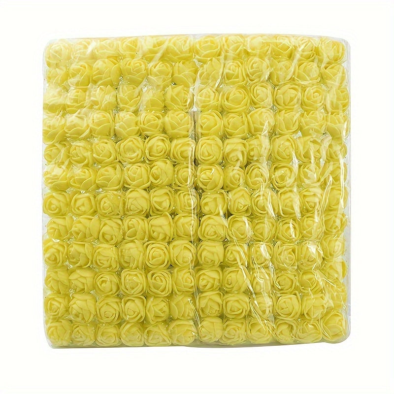 Mini Foam Roses 2cm for DIY Wedding Bouquets Scrapbooking Home Decor