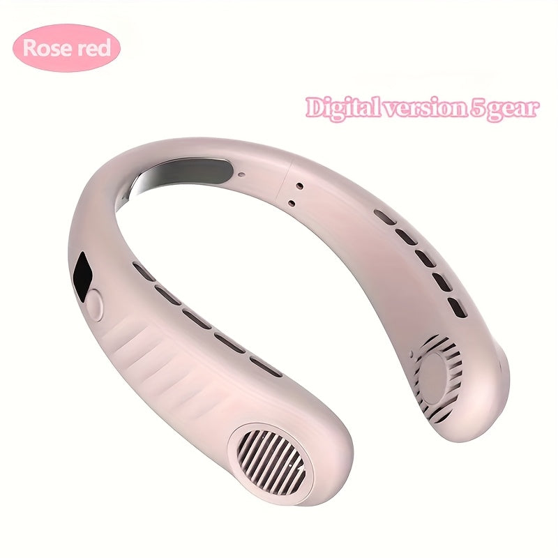 Mini USB Rechargeable Portable Fan with Adjustable Speeds and Quiet Operation for Travel Home Gym Beach