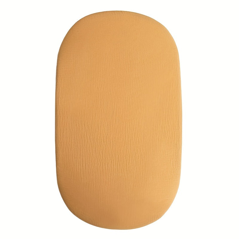 - Подарок на Хэллоуин и Рождество: Мягкие хлопковые простыни для овального матраса детской кроватки и муслиновая простыня для колыбели | 81,28 см X 40,64 см