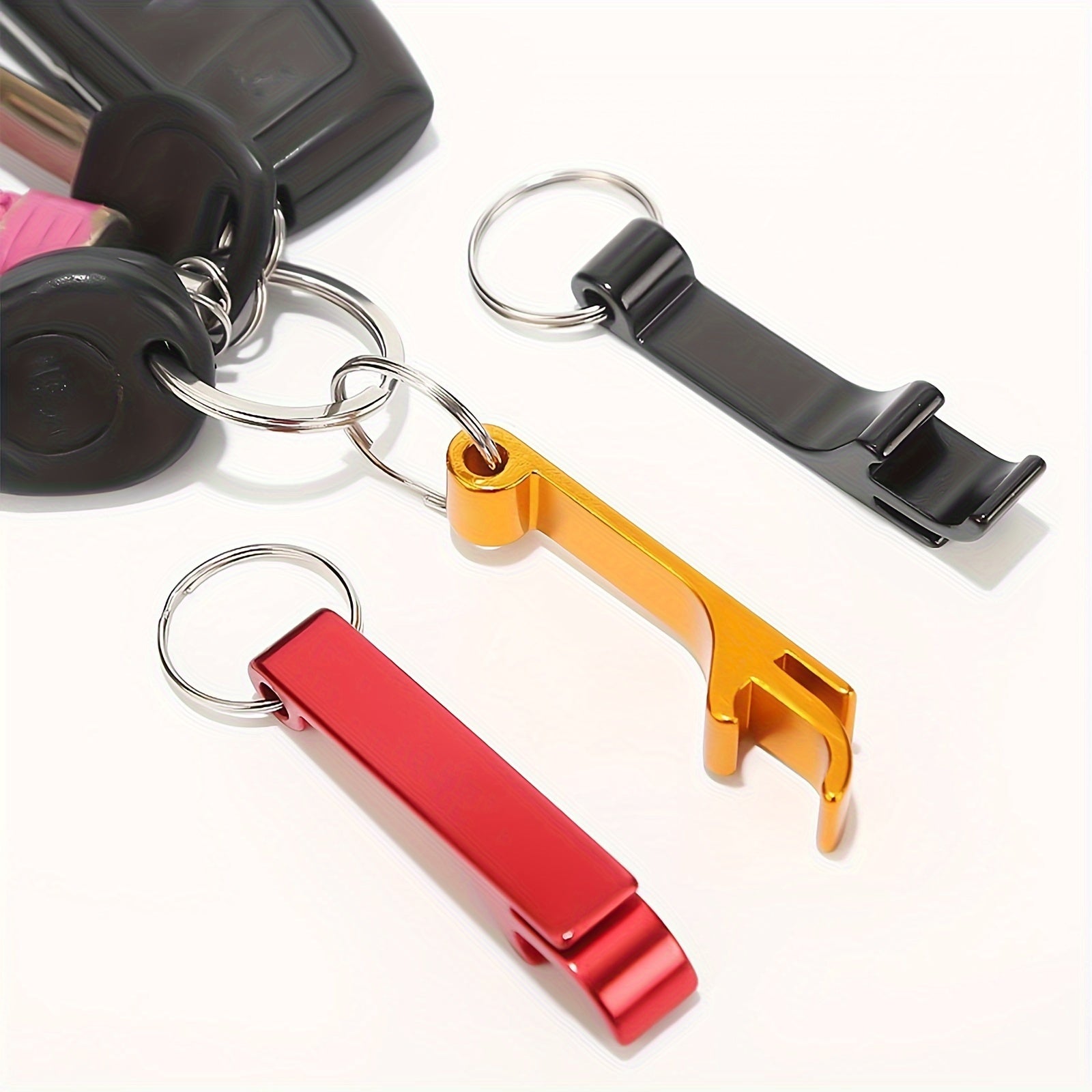 Personalized Keychain Bottle Opener with Colorful Custom Design and Free Engraving