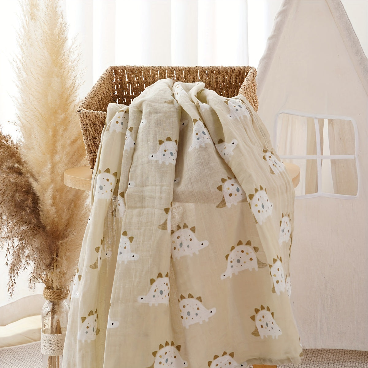 Muslin Baby Swaddle Blanket Cotton Gauze Soft and Gentle for Newborns