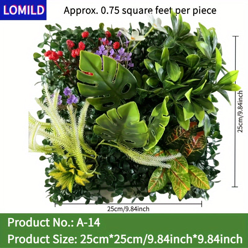 Artificial Green Plants for Outdoor Wall Decoration Wedding Festival Tying