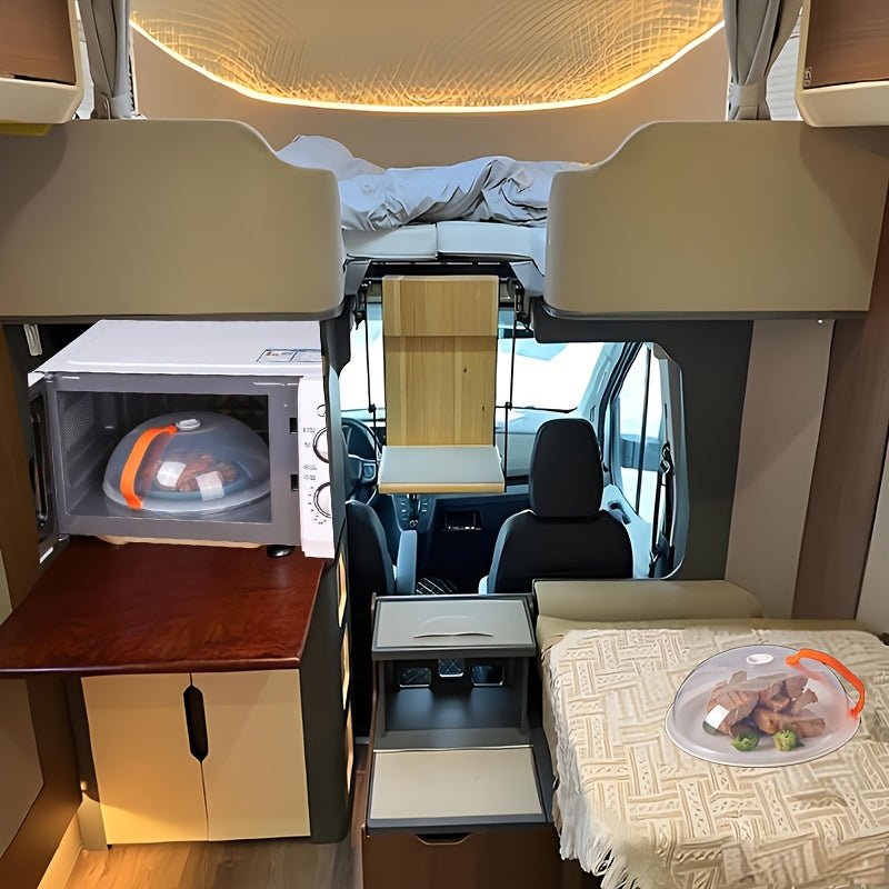 Mikroto'lqinli pech uchun oziq-ovqat qoplami, yog'ga chidamli splash guard, oshxona va tabiatda sayohat uchun