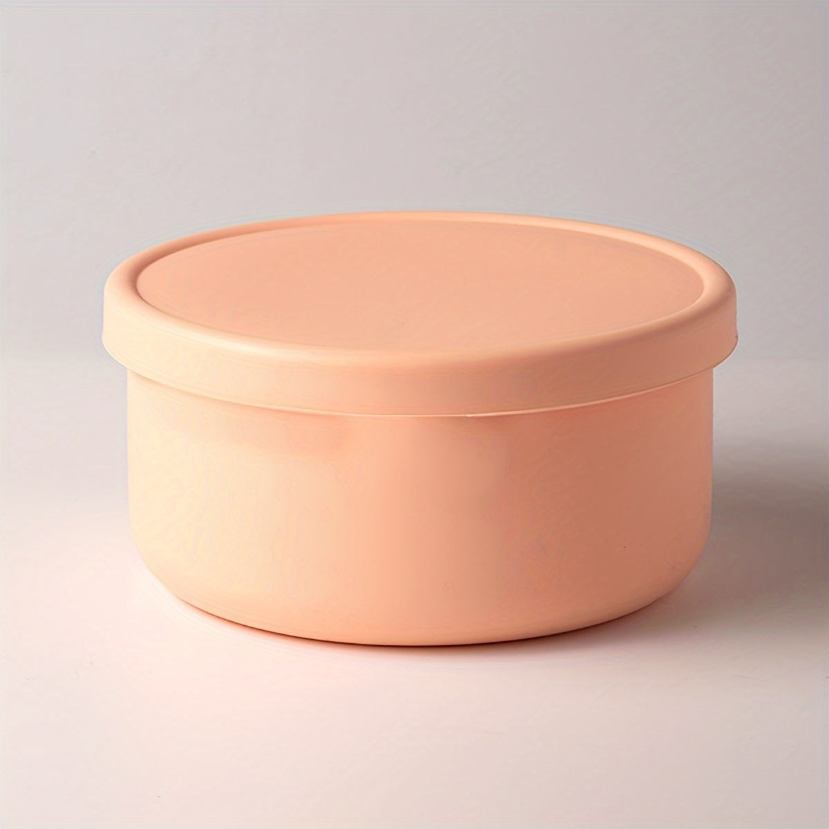 Multi-Functional Silicone Storage Container Microwave Freezer BPA-Free Circular Kitchen with Flip-Top