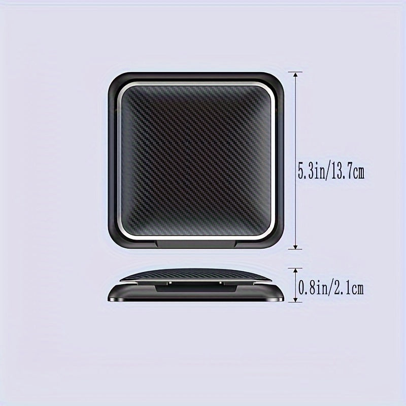 Universal Silicone Car Dashboard Mount with Adjustable Arm and Waterproof Holder