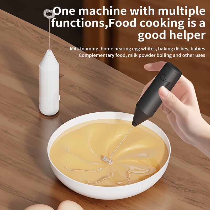 Electric Handheld Milk Frother for Lattes Cappuccinos Hot Chocolate