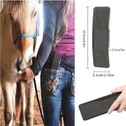 Durable ABS Grooming Brush for Horses and Dogs Shedding Detangling Black