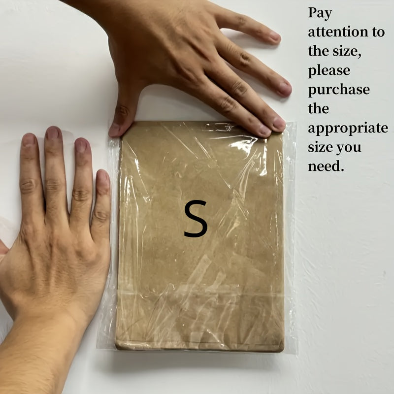 100 dona O'zgaruvchan bo'lmagan pishirish qog'ozlari, yopishmaydigan, ovqat uchun xavfsiz, pech va gril uchun