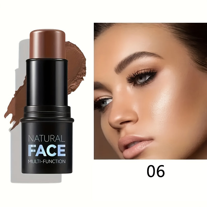 Natural Face Highlighter Stick Multi-Function Cream for Concealer, Blush, Contour