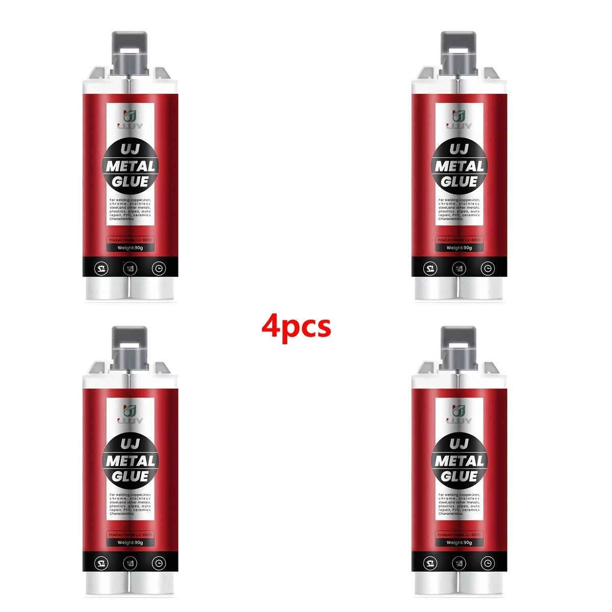 Red Metal Adhesive Gel Waterproof for Automotive Repairs Welding and Bonding