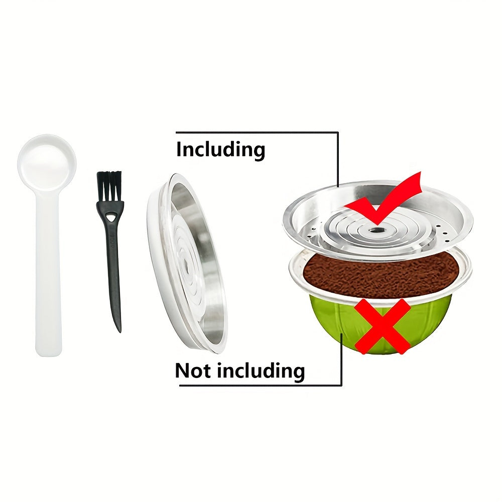 1, 2 yoki 3 ta qayta ishlatiladigan espresso podlari to'plami, VertuoLine mashinalari bilan mos kelishi uchun mo'ljallangan qopqoq bilan. Ushbu qahva filtr vositasi espresso ixlosmandlari uchun zarur bo'lgan uy jihozi.