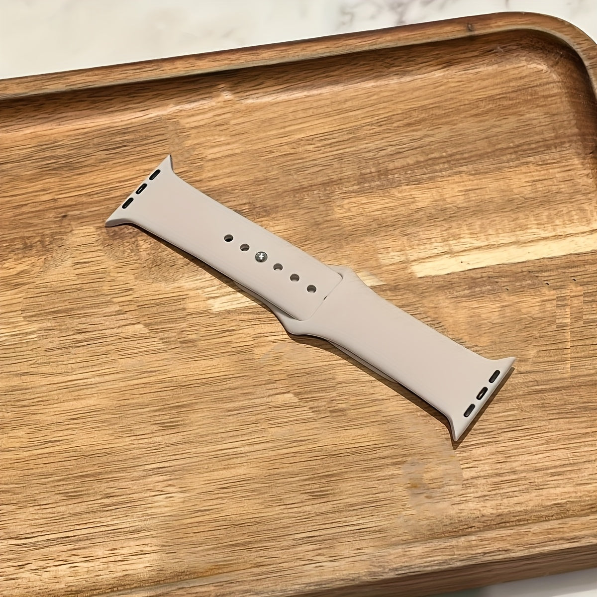 Breathable Silicone Watch Band for Apple Watch Series 1-10 SE Ultra 38mm-49mm Adjustable Strap