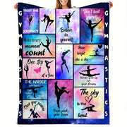 Yumshoq va qulay 1 dona Sport Qiz Print Flanel Ko'rpa, sayohat, divan, yotoq, ofis va uy bezatish uchun mukammal. O'g'il va qizlar, kattalar uchun ideal, ajoyib tug'ilgan kun yoki bayram sovg'asi. Har mavsum uchun mos.